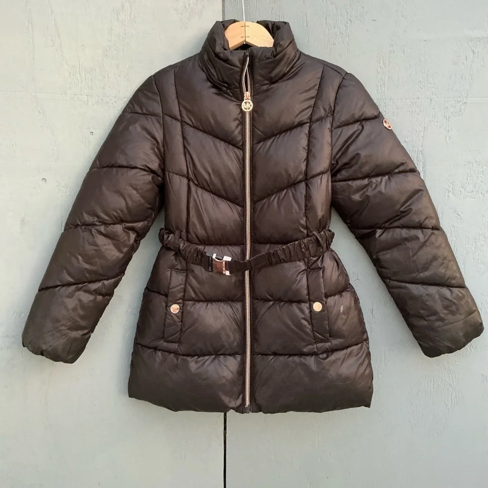Michael Kors Black Puffer Jacket for Kids Girls Jacket Size 10/12